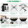 SDMKA Mushrooms Beige Outdoor Folding Table for Camping, Beach & Picnic  Portable, Easy-to-Carry Camping Side Table with Durable Bag for BBQ, Camp Use view 4