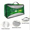 4 Set Packing Cubes for Travel Luggage Organizer Bags Happy St. Patrick's Day Truck with Gold Coin and Shamrocks Green Buffalo Plaid Travel Cubes for Carry on Suitcases Travel Accessories(XL,L,M,S) view 3