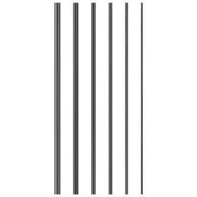 EXCEART Fishing Pole Repair Kit Solid Carbon Fiber Rod Insert 3.94 Inch Lightweight Fishing Rod Connector for Broken Sections Saltwater Freshwater Use