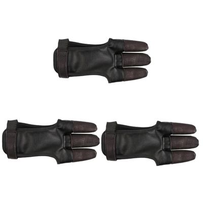 BESPORTBLE 3pcs Wear-Resistant Glove Professional Finger Guard for Recurve Thumb Glove Armguard