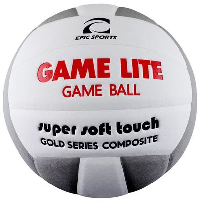 Epic Official Sizelite-Weight Training Grey/White Volleyball