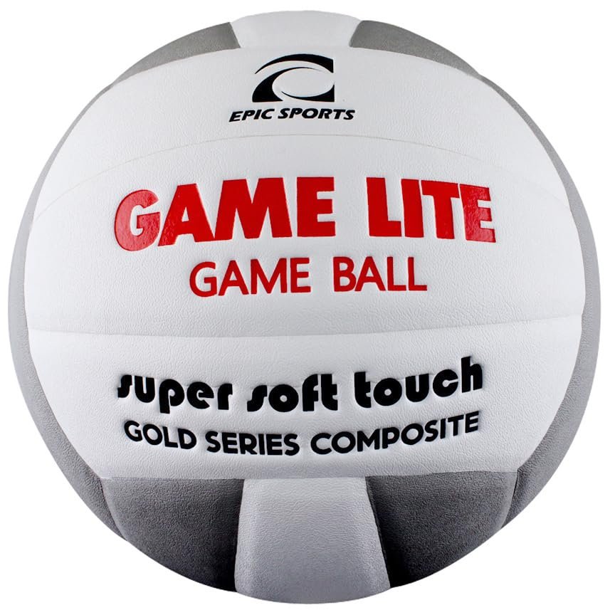 Epic Official Sizelite-Weight Training Grey/White Volleyball