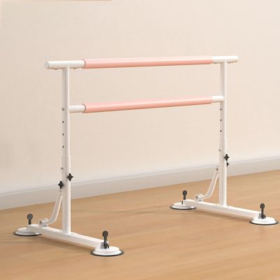 zxhrybh Ballet Barre Double Layer Steel, Adjustable Height, Dance Bar for Stretch, Pilates, Double Ballet Bar Kids and Adults(78.7in/200cm)