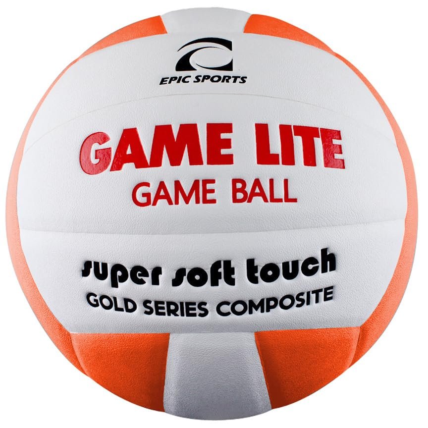 Epic Official Sizelite-Weight Training Orange/White Volleyball