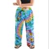 Orient Trail Women's Wide Leg Yoga Pants High Waist Casual Comfy Slit Leg Lounge Sweatpants with Pockets Oversized Plus Sizes XXL Long Tie Dye Sky view 4