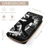 Dolrlasin Krav Maga Long Wallet for Men Women, PU Leather Large Travel Long Purse Clutch with Zipper view 2