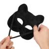 DEARMAMY Furry Mask: Half Face Mask with Strap for Party Cosplay Masquerade Gear view 3