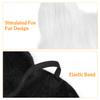 DEARMAMY Furry Mask: Half Face Mask with Strap for Party Cosplay Masquerade Gear view 4