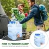 Baluue Reusable Portable Water Jug 10l Camping Water Container Handle Spout Outdoor Activity view 3