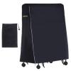 PATIKIL Folding Table Tennis Table Cover, 65'' x 28'' x 73'' Table Tennis Cover 600D Oxford Waterproof Foldable Table Cover with Storage Bag & Zipper for Outdoor Indoor, Black view 1