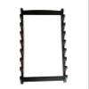 Kodeqian katana Sword Wall Mount Holder 8 Tier Velvet Padded Samurai Sword Display Rack Wakizashi Sword Stand Zoro Animation Sword Display, Black view 3