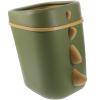 HOLIDYOYO Dinosaur Trash Can Creative Dinosaur Garbage Basket Detachable Waste Bin Cartoon Trash Can Dinosaur Desktop Storage Bucket for Home Bedroom Kitchen Car Office Green view 1