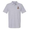 Campus Lab Texas State University Primary Logo Men's Adult 100% Cotton Knit Polo Shirt, Athletic Heather, XX-Large view 1