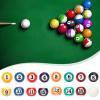 16PCS Mini Billiards Set, 0.98inch Billiard Table Aesssory, Small Billiards Game for Travel Friendly Office Desk Games view 4