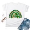 Clearance Items st Patrick Day Shirts for Women St. Patricks Day Shirts for Women Irish Lucky Clover Graphic Tops Short Sleeve Crewneck Casual Tees Shirt White S view 2