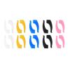 TakenE 1 Pairs Non Slip Ear Hook Fit Compatible Glasses Anti-Slip Eyewear Temple Tip Stoppers Eyeglass Silicone Grip Temple Tip Holder Spectacle Grip (Color : Black) view 2