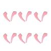 TakenE 6/2 Pairs Non-Slip Eyeglass Hook Silicone Anti-Slip Ear Grips Comfort Glasses Retainers Fit Compatible Spectacle Sunglasses Reading Glasses (Color : Pink 6 Pairs) view 1