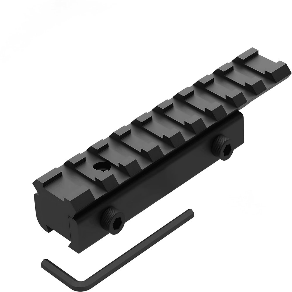 DINGCHUANG Dovetail to Picatinny Rail Adapter 11mm Dovetail to 21mm Picatinny/Rail Convert Mount - Low Profile Scope Riser Rail Adaptor - Base Mount 3/8" to 7/8" Converter