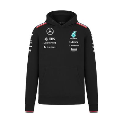 Mercedes AMG Petronas F1 Men's 2024 Team Hoodie - Black - Size: XS