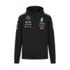 Mercedes AMG Petronas F1 Men's 2024 Team Hoodie - Black - Size: XS view 1