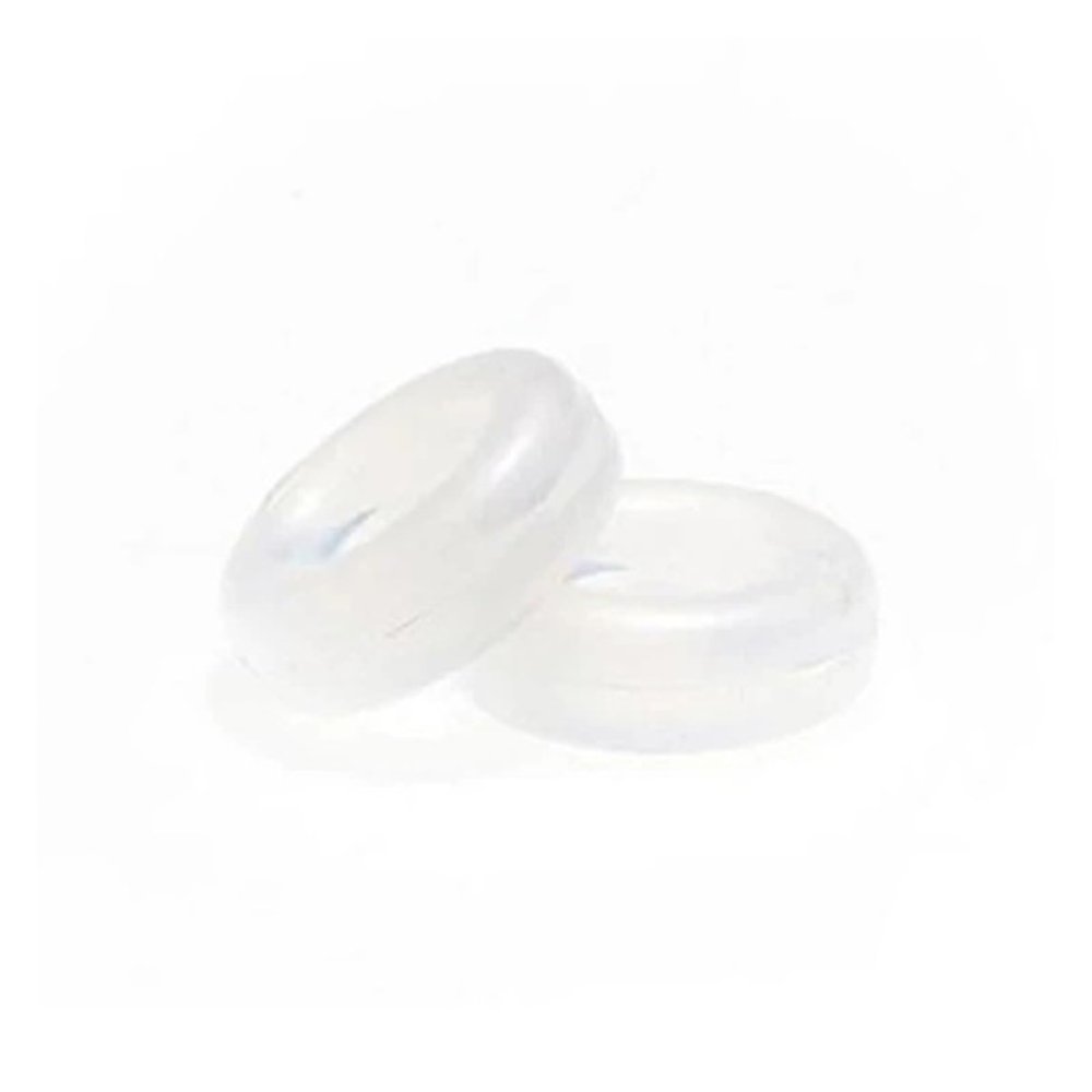 TakenE 10 Pair of Non-Slip Round Silicone Ear Hook Accessories Silicone Non-Slip Outdoor Sports Tools (Color : 10 White)