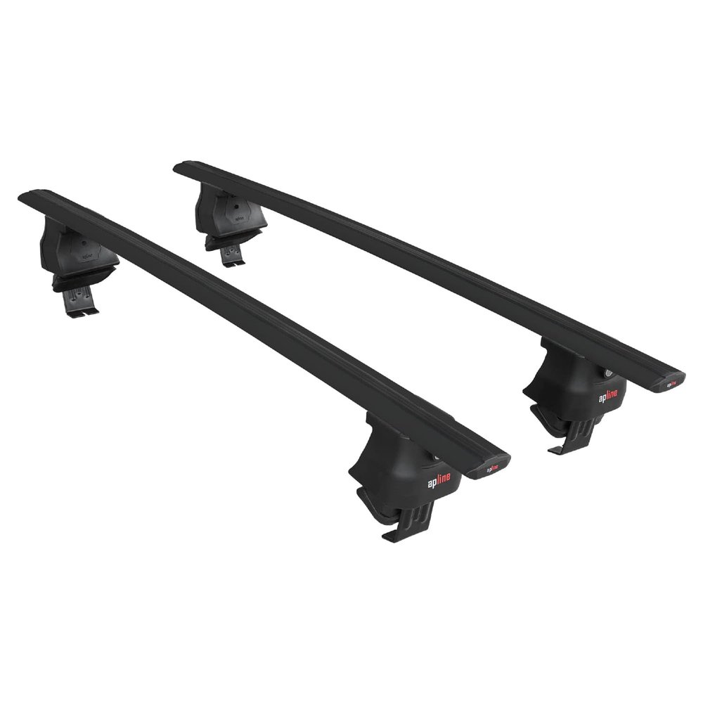 acpar Compatible with Peugeot 5008 II (P87) Post-Facelift 2021-2024 ACE-4 Car Roof Rack Cross Bar Black Aluminium 2 Bars