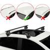 acpar Compatible with Peugeot 5008 II (P87) Post-Facelift 2021-2024 ACE-4 Car Roof Rack Cross Bar Black Aluminium 2 Bars view 2