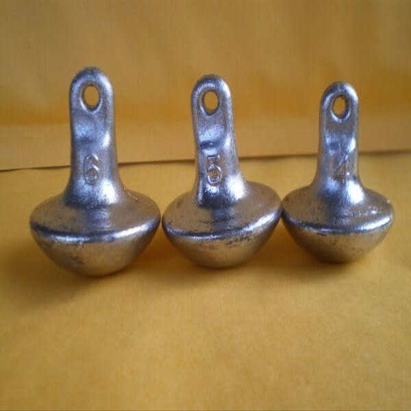 15 PCS. Duck Decoy Anchor Sinker/Goose MUSROOM Style Sinker. 4, 5, 6 OZ. 5 Each. for Toothy Critters, Rigging Baits and Lures for Saltwater & Freshwater.