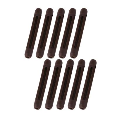 5Pairs Silicone Non-Slip Ear Hook Anti-Slip Elastic Comfort Retainers Fit Compatible Spectacle Reading (Color : Coffee)