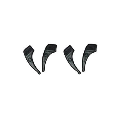 TakenE 6/2 Pairs Non-Slip Eyeglass Hook Silicone Anti-Slip Ear Grips Comfort Glasses Retainers Fit Compatible Spectacle Sunglasses Reading Glasses (Color : Black 2 Paris)