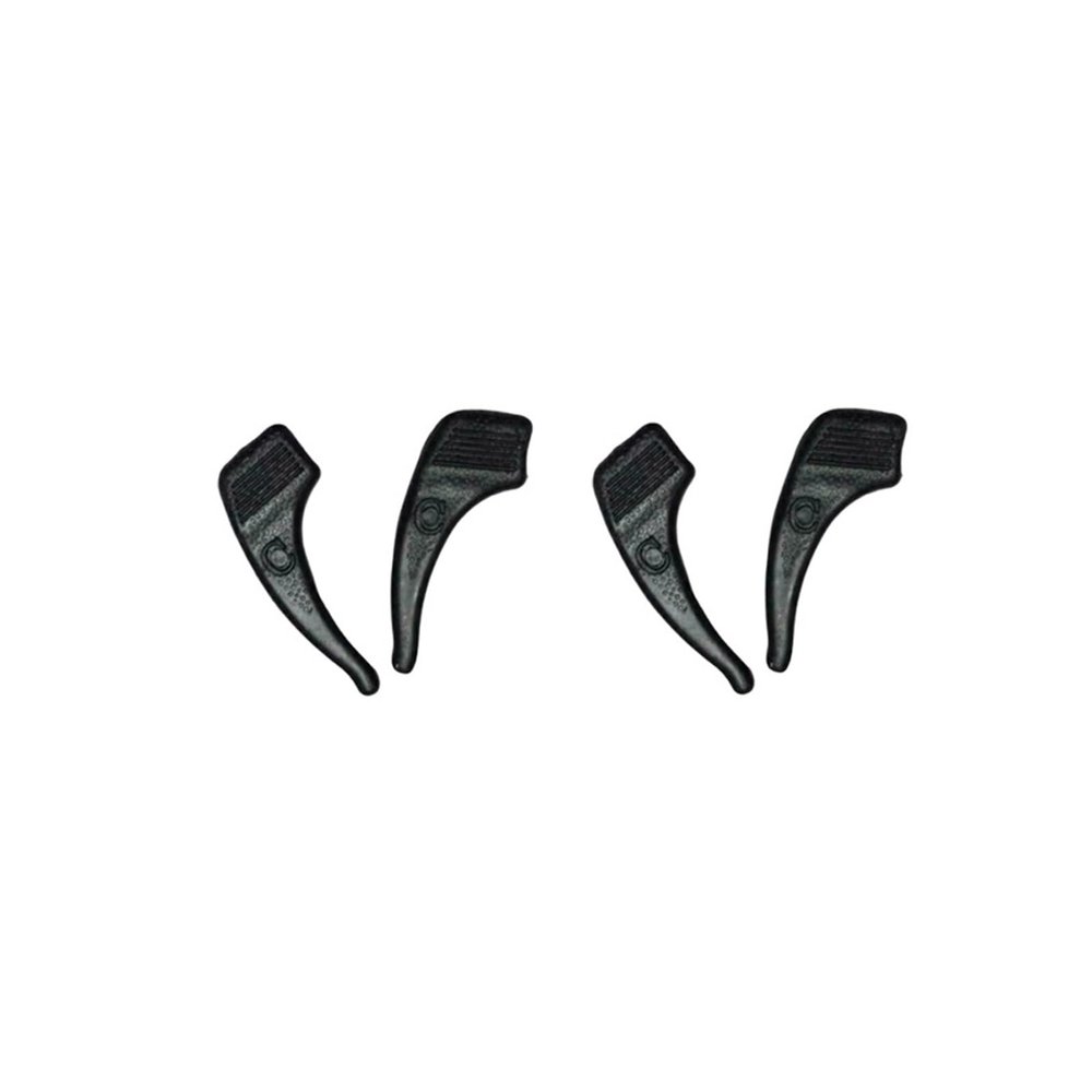 TakenE 6/2 Pairs Non-Slip Eyeglass Hook Silicone Anti-Slip Ear Grips Comfort Glasses Retainers Fit Compatible Spectacle Sunglasses Reading Glasses (Color : Black 2 Paris)