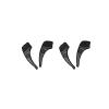 TakenE 6/2 Pairs Non-Slip Eyeglass Hook Silicone Anti-Slip Ear Grips Comfort Glasses Retainers Fit Compatible Spectacle Sunglasses Reading Glasses (Color : Black 2 Paris) view 1