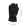CALLARON Creative Pu Leather Gloves Plush -static Sports Gloves for Outdoor Mountain Climbing and Hiking Comfortable Fit for Cold Weather Activities Black Random Style view 4