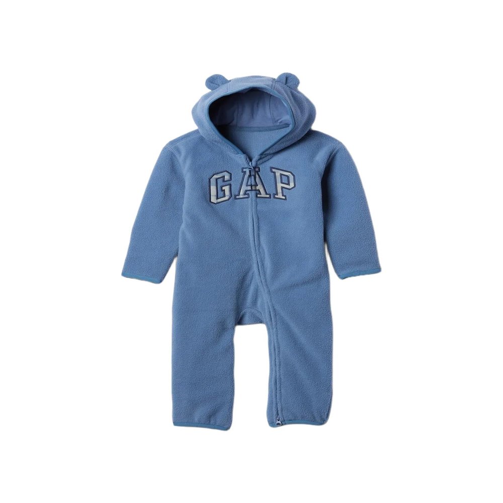 GAP Unisex Baby Fleece One-Piece Outfit Bainbridge Blue 12-18M