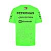 Mercedes AMG Petronas F1 Men's 2024 Team Set Up Tshirt - Green - Size: XS view 4