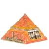 LiuliuBull Egyptian Pyramid Trinket Box Metal Jewelry Container Collectible Figurine Statue Creative Gifts Necklace Holder view 2