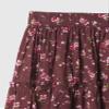 GAP Girls Woven Skirt Burgundy Floral XL view 3