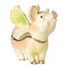 LiuliuBull Pig Enameled Trinket Box, Metal Hinged Jewelry Container, Birthday Gifts view 3
