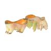 LiuliuBull Pig Enameled Trinket Box, Metal Hinged Jewelry Container, Birthday Gifts view 4