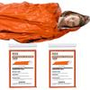 ANLOKE Emergency Sleeping Bags (2-Pack) Survival Sleeping Bag - Portable Thermal Sleeping Bags Bivy Sack, Mylar Emergency Blanket Survival Gear view 1
