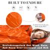 ANLOKE Emergency Sleeping Bags (2-Pack) Survival Sleeping Bag - Portable Thermal Sleeping Bags Bivy Sack, Mylar Emergency Blanket Survival Gear view 3