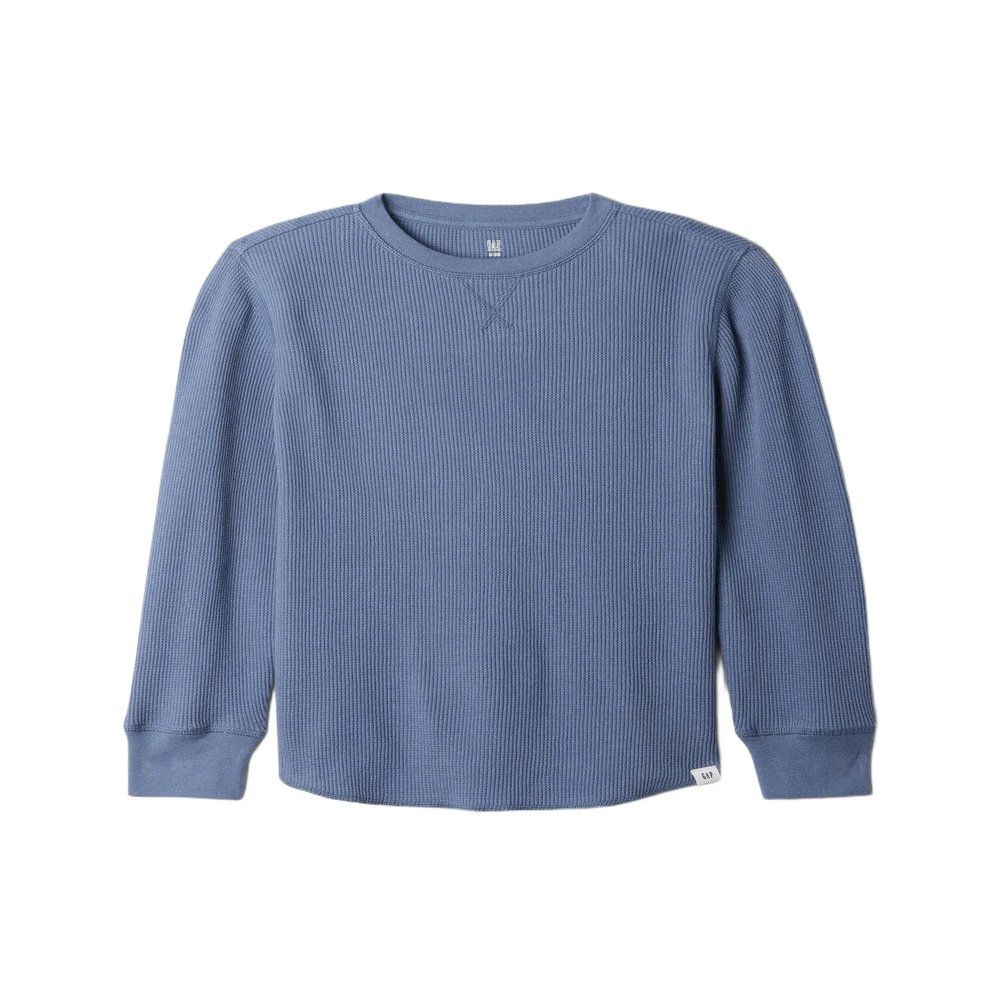 GAP Boys Relaxed Logo Crew Olive Night M