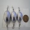 15 PCS. #5 Nickel Swivel Egg SINKERS 3, 2, 1-1/2 OZ. 5 EA. G/Quality Striper for Toothy Critters, Rigging Baits and Lures for Saltwater & Freshwater. view 1