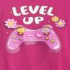 GAP Girls Long Sleeve Elevated Graphic Bright Beet L view 3