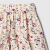 GAP Girls Woven Skirt White Floral Print M view 3