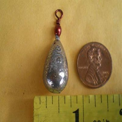 15 BASS Casting RED Swivel Bell Sinker 3/4 OZ Made F/DO-IT Mold for Toothy Critters, Rigging Baits and Lures for Saltwater & Freshwater.