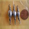 15 PCS. Black Swivel Egg SINKERS 3/8, 1/4, 1/8 OZ. 5 Each. G/Quality Striper for Toothy Critters, Rigging Baits and Lures for Saltwater & Freshwater. view 1