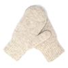 KIDS 100% Wool Mittens, Double-Layer of Natural Dye-Free Mongolian Sheep Wool, Warm Cozy, One pair (Light Gray, Small) view 3