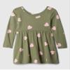 GAP Baby Girls Long Sleeve Knit Dress Hearts 6-12M view 2