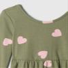 GAP Baby Girls Long Sleeve Knit Dress Hearts 6-12M view 3